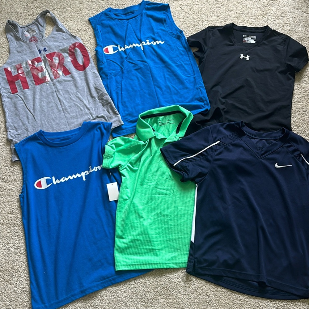 Boys Nike , under armour and champion shirts size M (8)